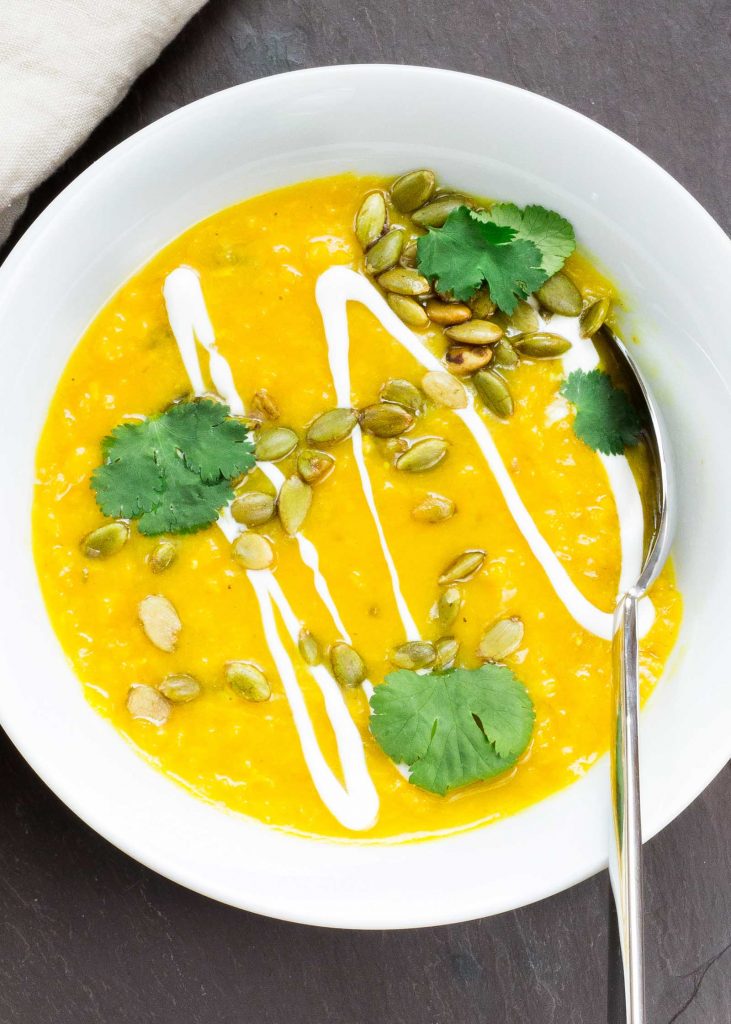 Healthy soup recipes: Yellow split pea soup by Sheryl Julian for Simply Recipes