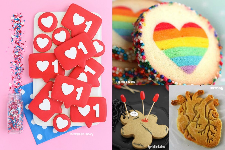 9 extremely cool Valentine cookies for teens, no cutesie stuff