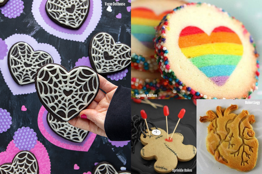 9 extremely cool Valentine's cookies for teens to make -- definitely more cool than cutesie! | Cool Mom Eats