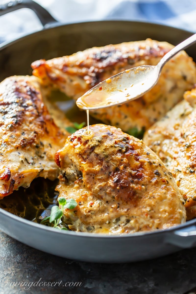 Weekly meal plan: Greek chicken breasts at Saving Desserts
