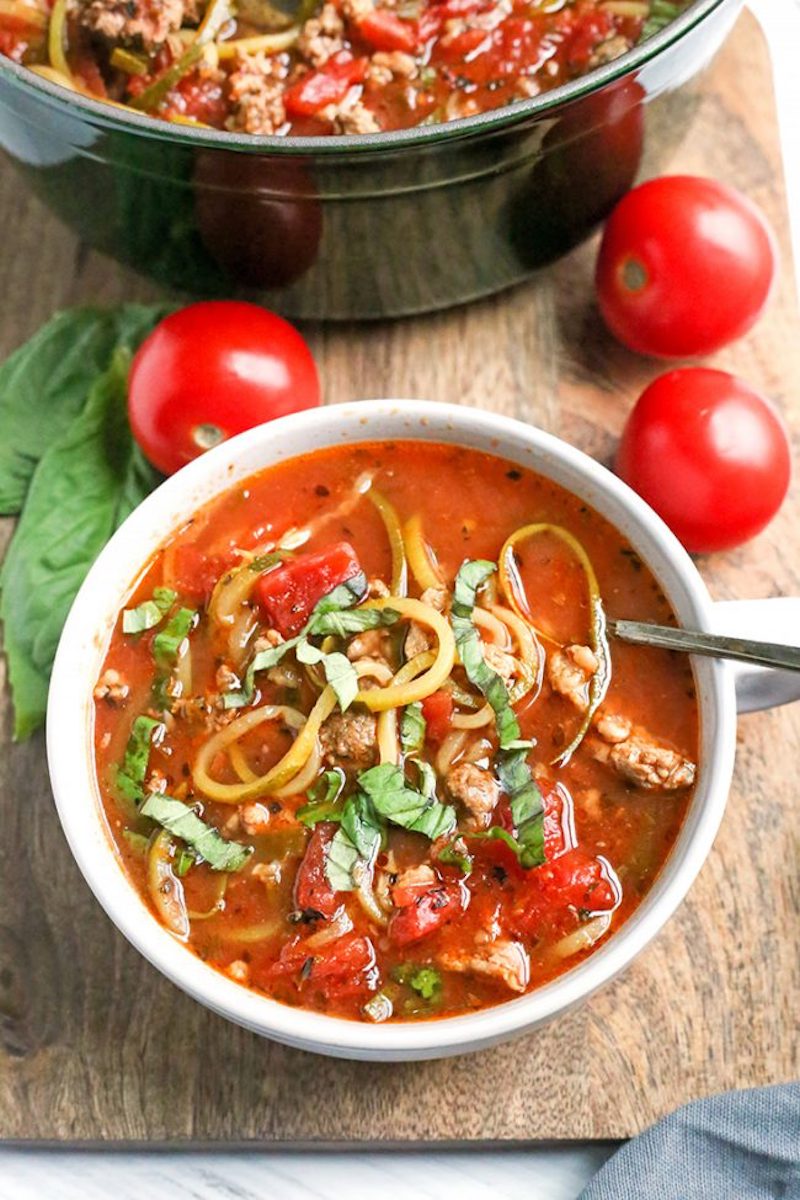Weekly meal plan: Paleo Lasagna Soup at Real Food with Jessica