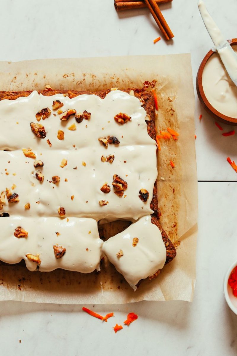 Weekly meal plan: Carrot Cake at Minimalist Baker