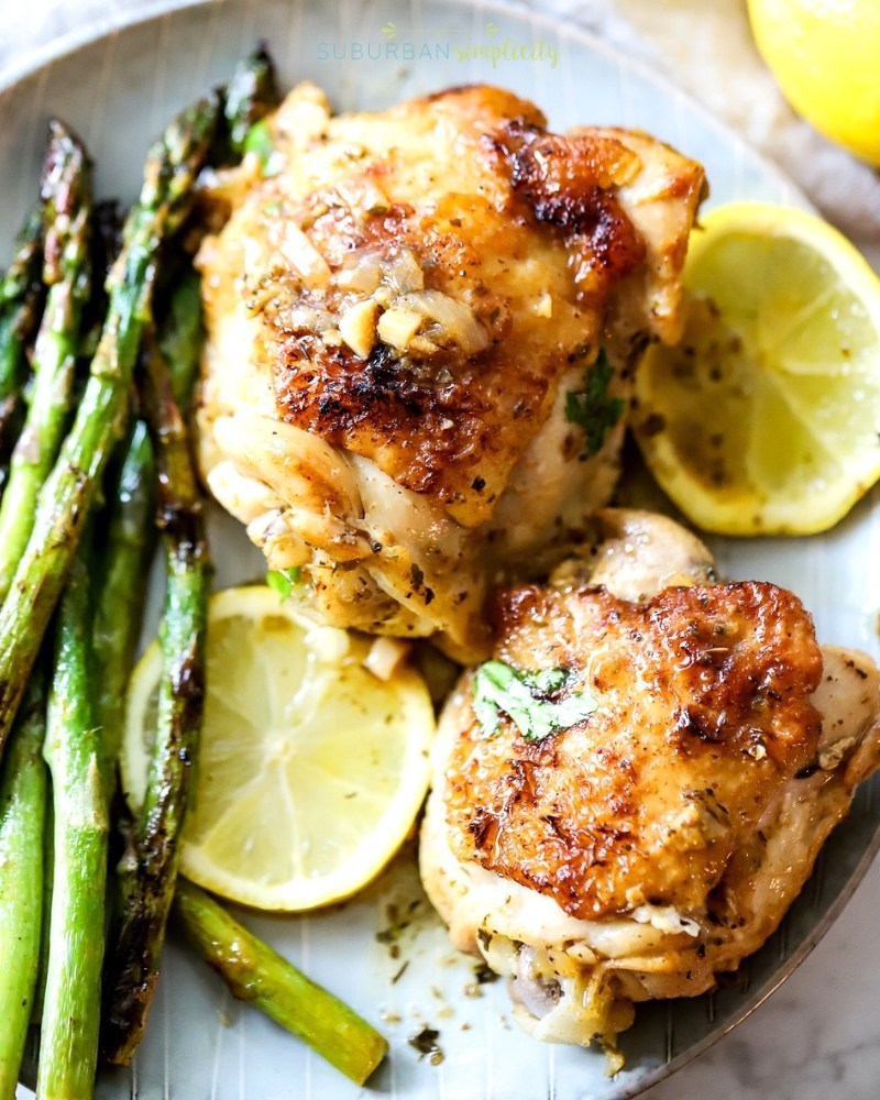 Weekly meal plan: Instant Pot Lemon Chicken at Suburban Simplicity