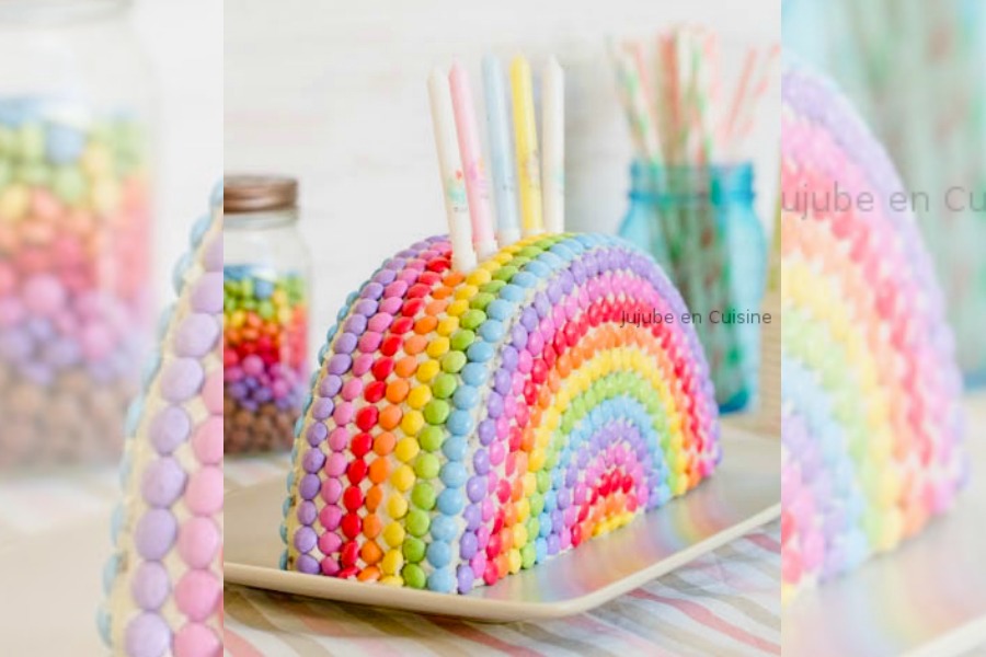 The one easy rainbow cake recipe that doesn’t require you to be a master with a piping bag. Yes!