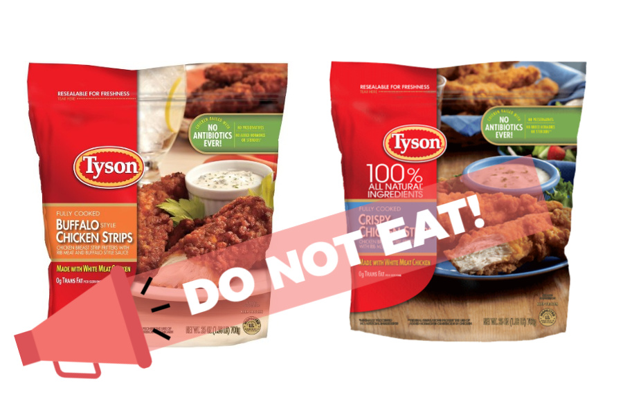 A new Tyson chicken recall involves 69,000+ pounds of chicken, with a health risk classification of “high”