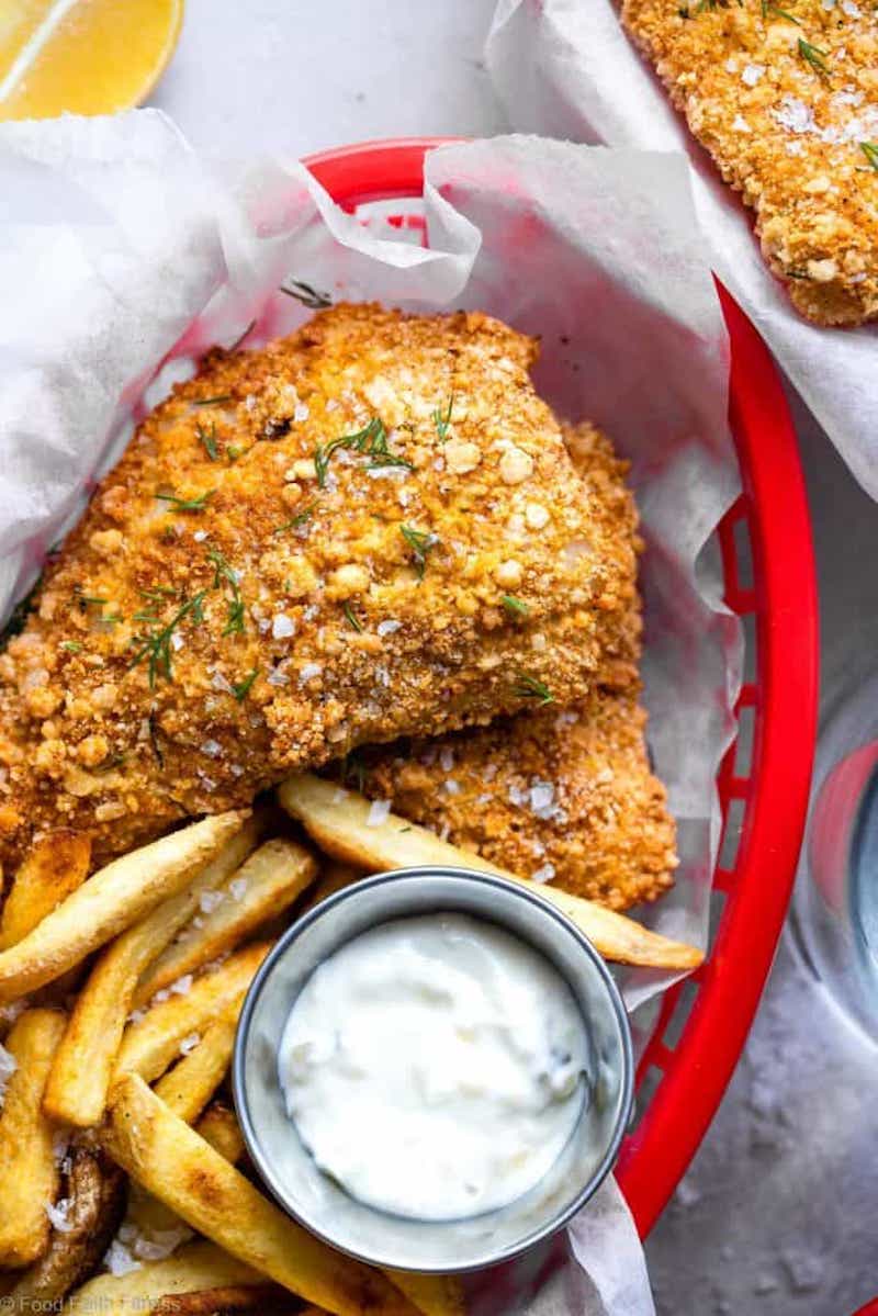 Weekly meal plan: Air-fryer Fish & Chips at Food, Faith, Fitness