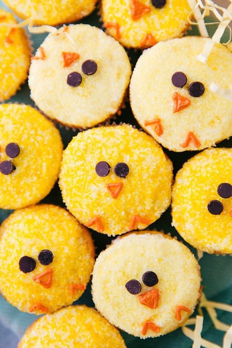Easy Easter cupcake recipes: Easter chicks at Chelsea's Messy Apron