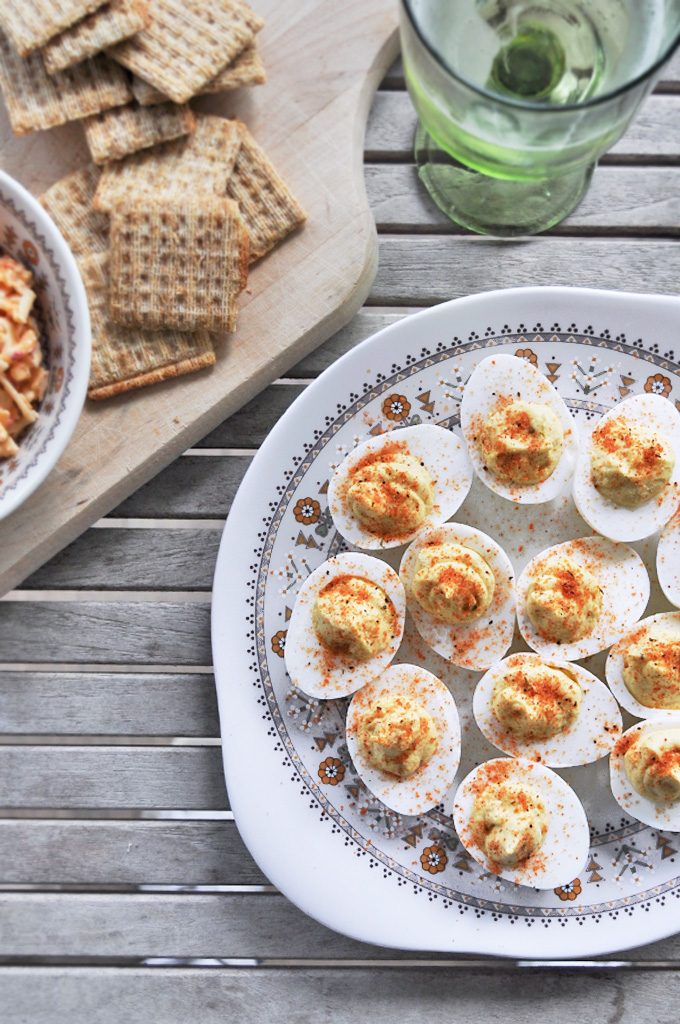 Easy Deviled Eggs by Anne Wolfe Postic | Cool Mom Eats
