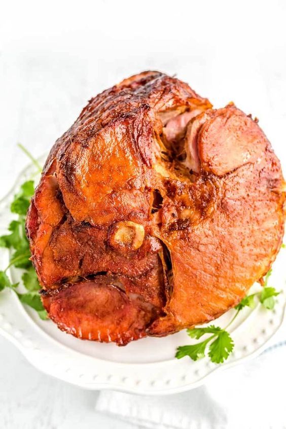Egg-free brunch ideas for Easter: Slow Cooker Honey Baked Ham | Food Folks and Fun 