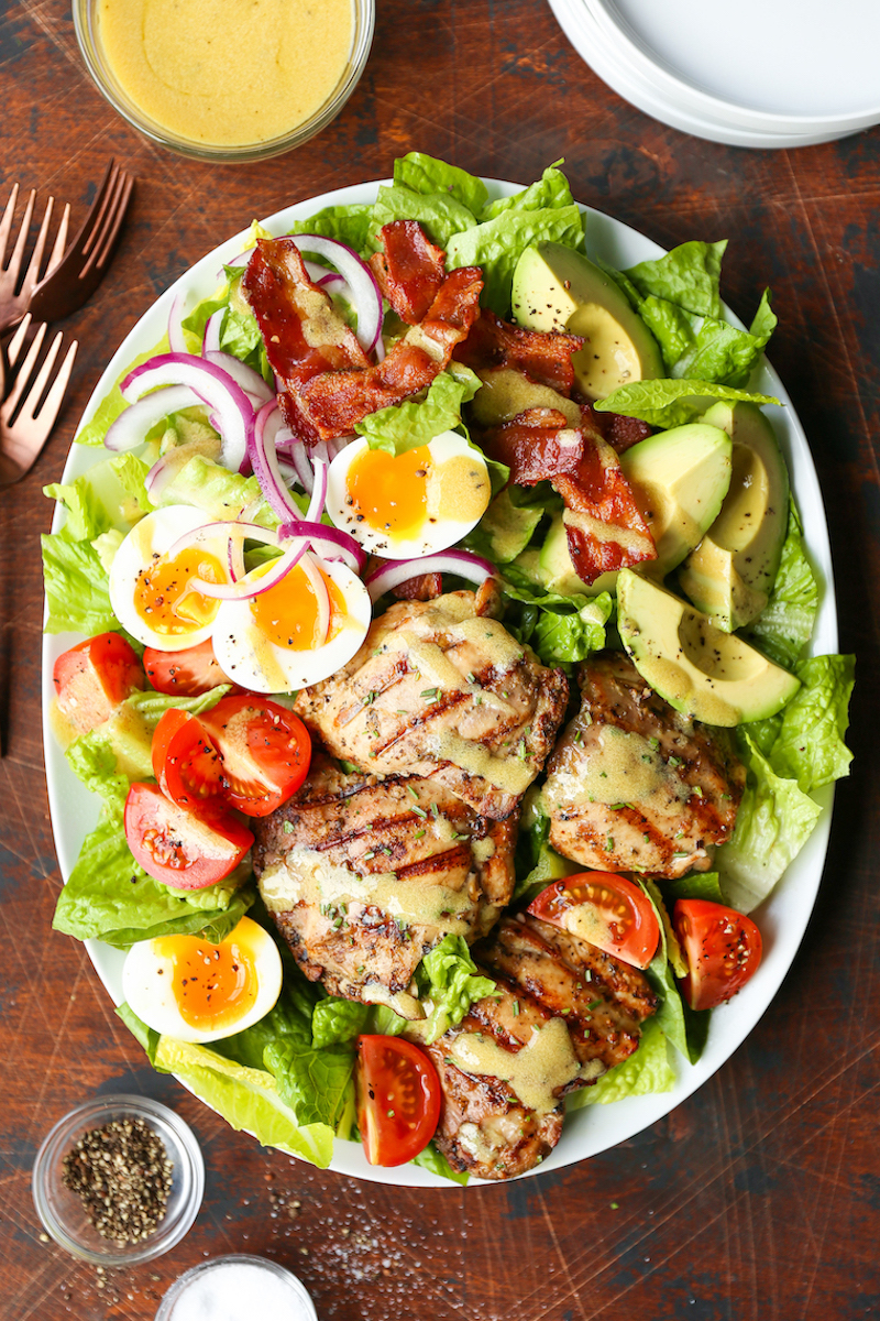 Weekly meal plan: Grilled Chicken Cobb Salad at Damn Delicious
