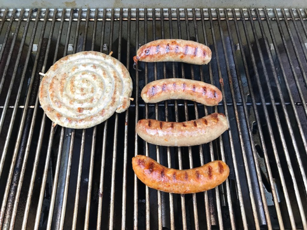 Best way to grill sausages for the Fourth of July | © Jane Sweeney Cool Mom Eats