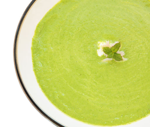 Cold soups for summer: Cold minted pea soup from James Beard