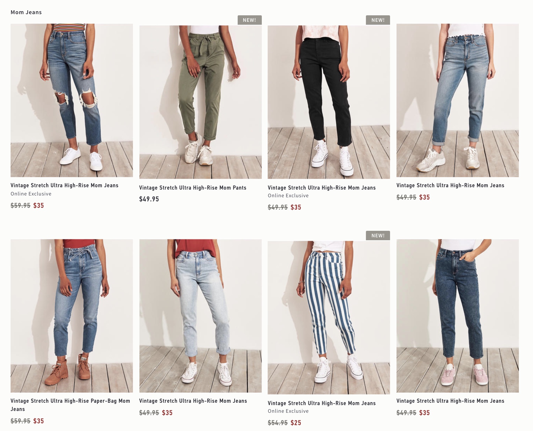 Mom jeans at Hollister: Not exactly your mother's mom jeans