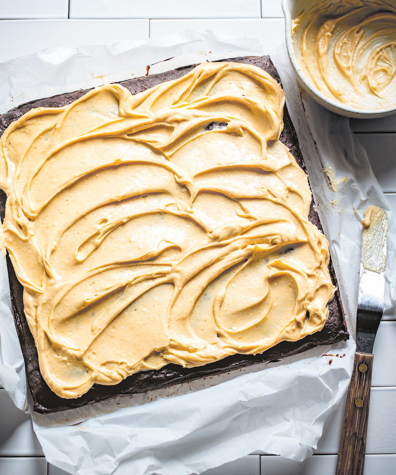 Half the Sugar, All the Love recipe: Chocolate Peanut Butter Cake recipe