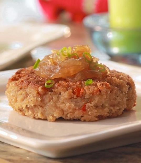 Good-luck foods for new year: Black-eyed pea fritters | Food Network