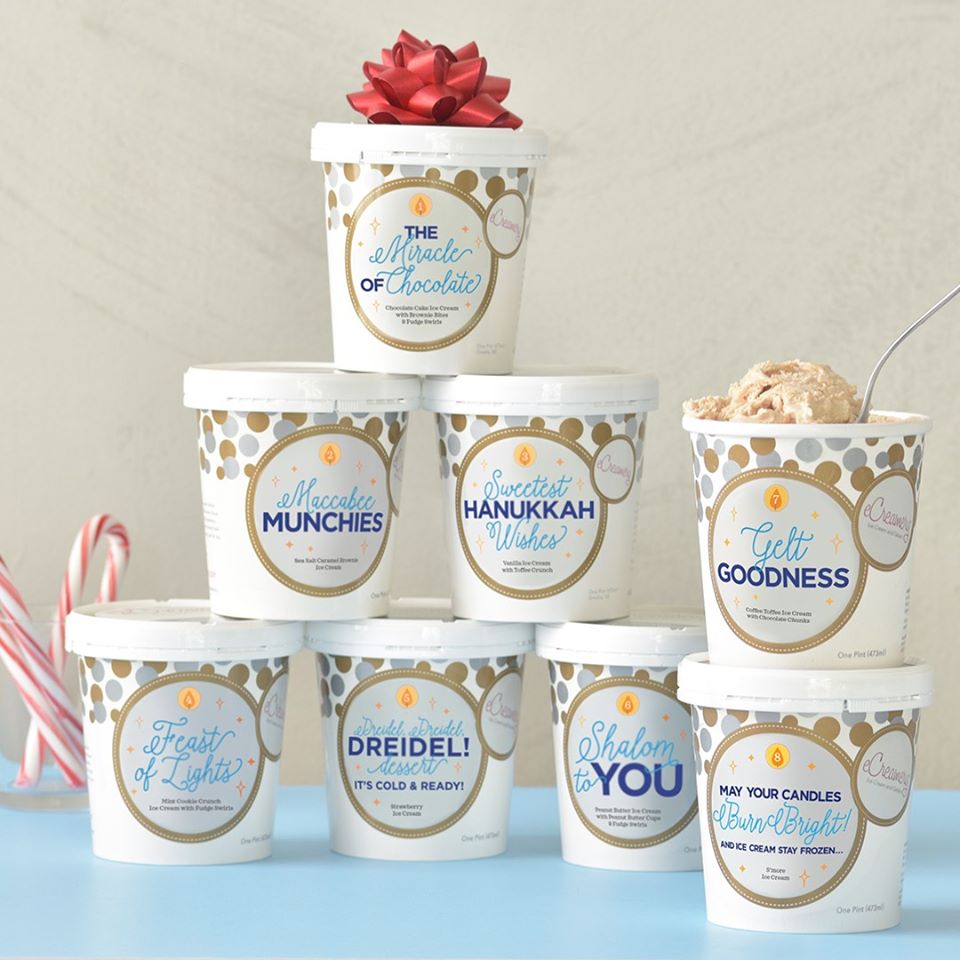 eCreamery Hanukkah ice cream gift