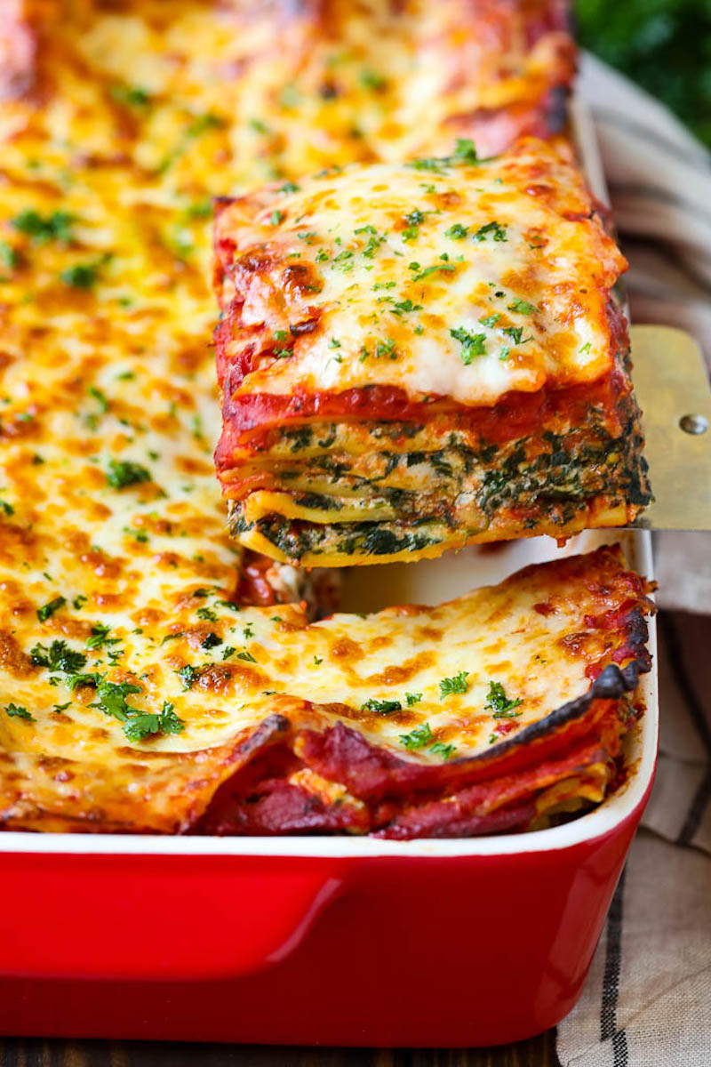 Weekly meal plan: Spinach Lasagna at Dinner at the Zoo