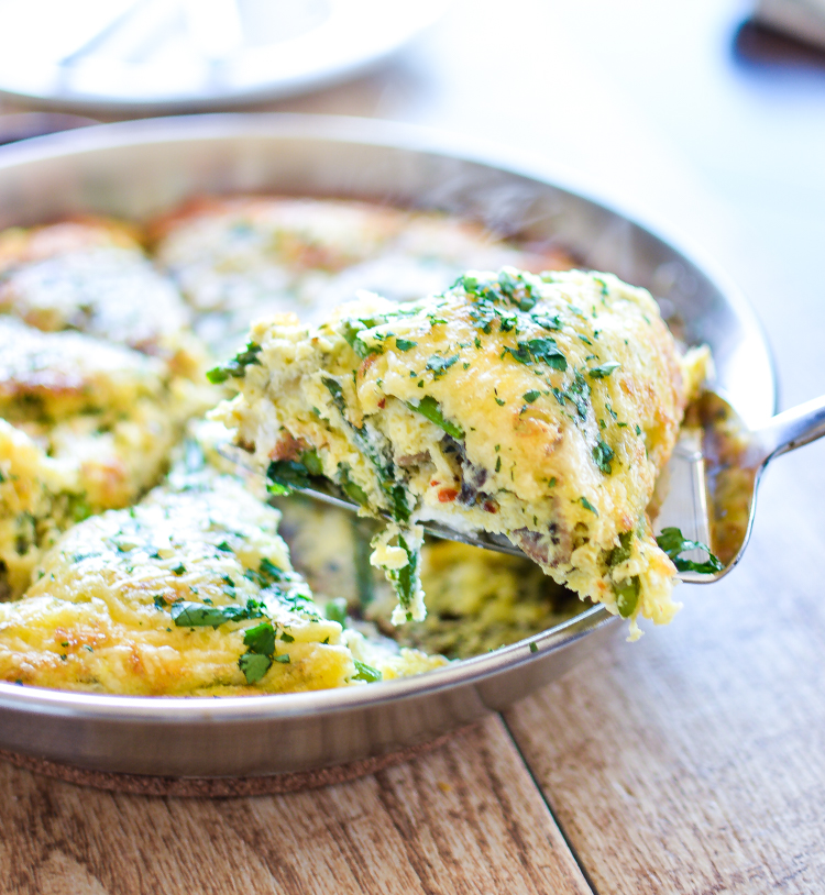 Weekly meal plan: Asparagus and Mushroom Frittata at Cooking and Beer