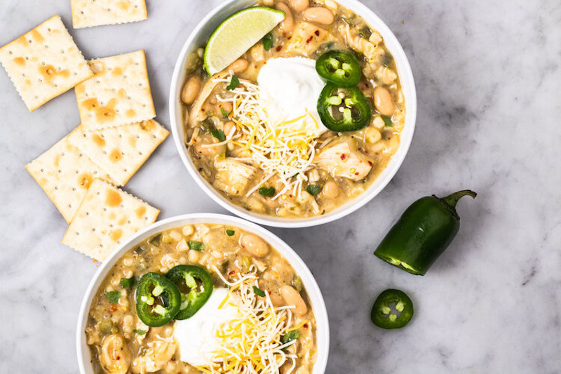 Weekly meal plan: White Bean Chili at Zeste's Recipes