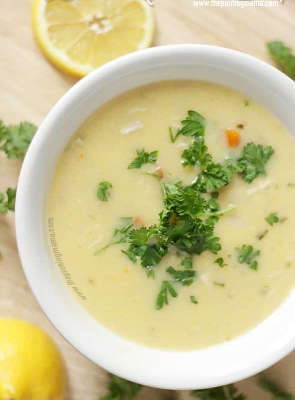 5-Ingredient Soups: Lemon Chicken from The Pinning Mama