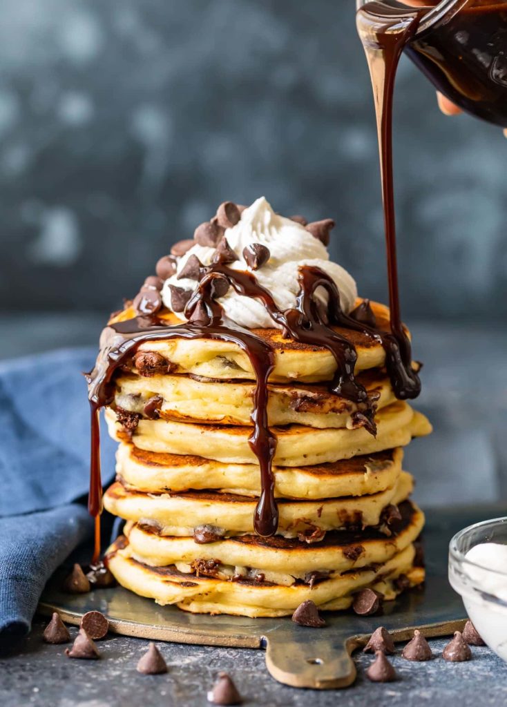 Indulgent pancake hacks for National Pancake Day: Chocolate Syrup from The Cookie Rookie