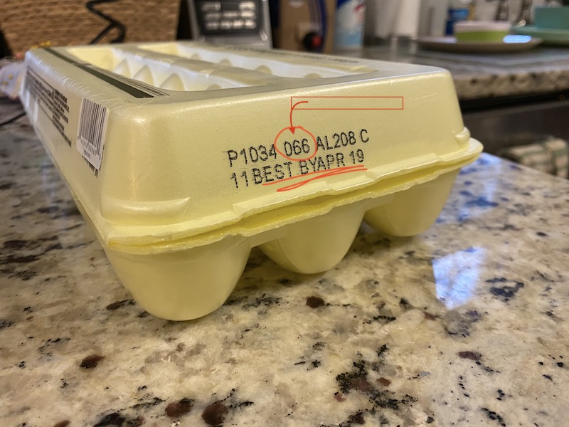 What does the "use by" date on eggs mean?