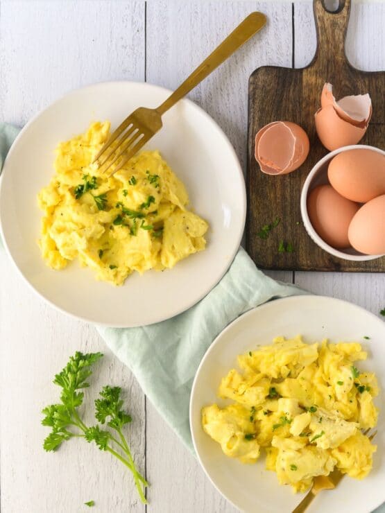 Mother's Day breakfast in bed ideas: Perfect scrambled eggs at Tori Avey