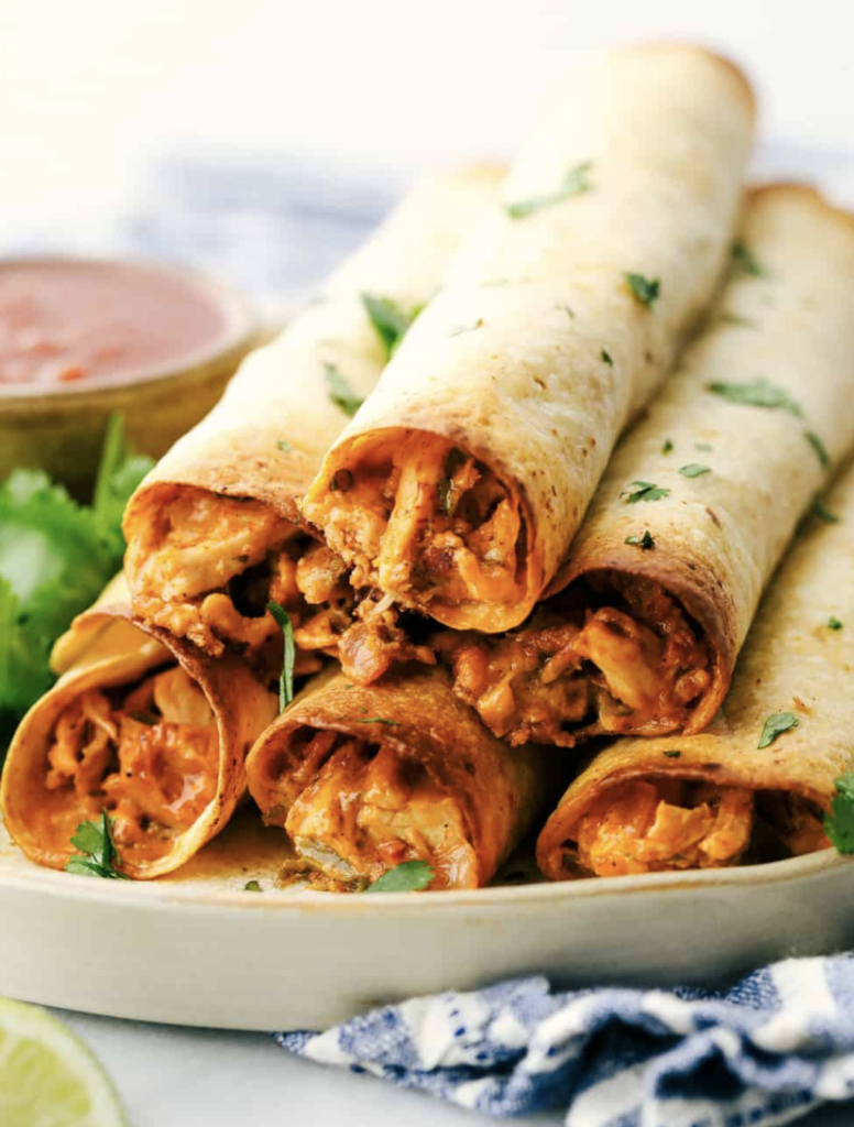 Baked_Cream_Cheese_Chicken_Taquitos_TheRecipeCritic