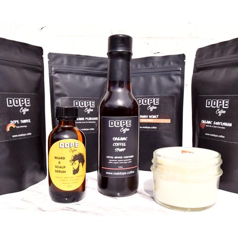 Dope Coffee's Man of Great Taste gift set makes a great Father's Day gift