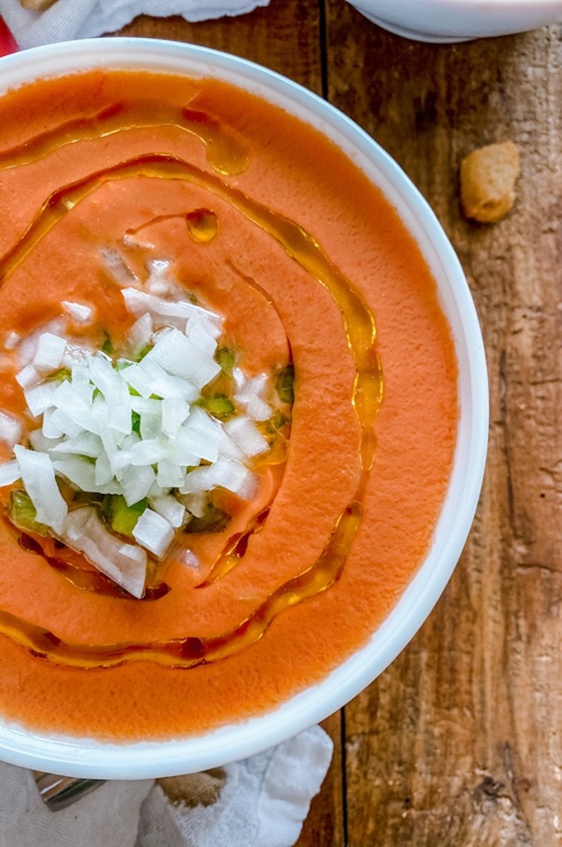 Weekly meal plan: Serve up quesadillas and gazpacho for a 15-minute dinner
