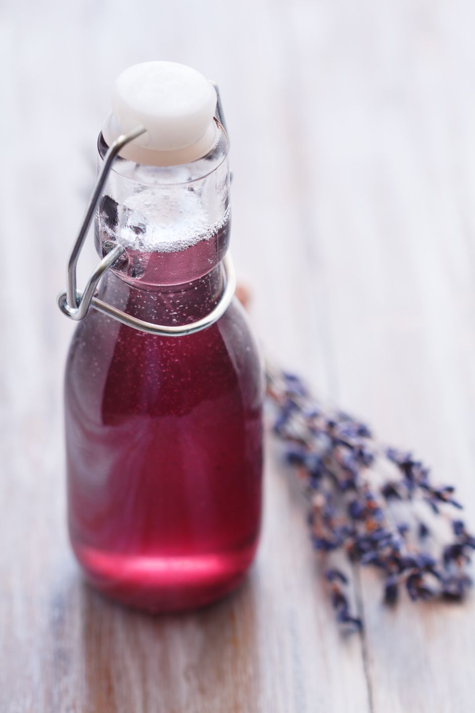 How to make lavender simple syrup: Recipe via Spruce Eats