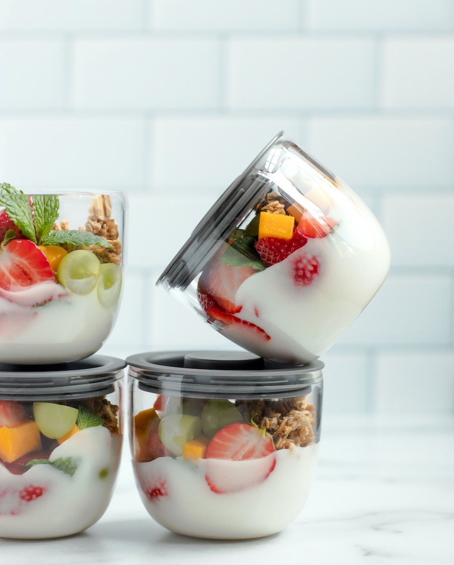 Greek yogurt parfaits are an easy grab-and-go lunch option kids can make themselves | Cool Mom Eats