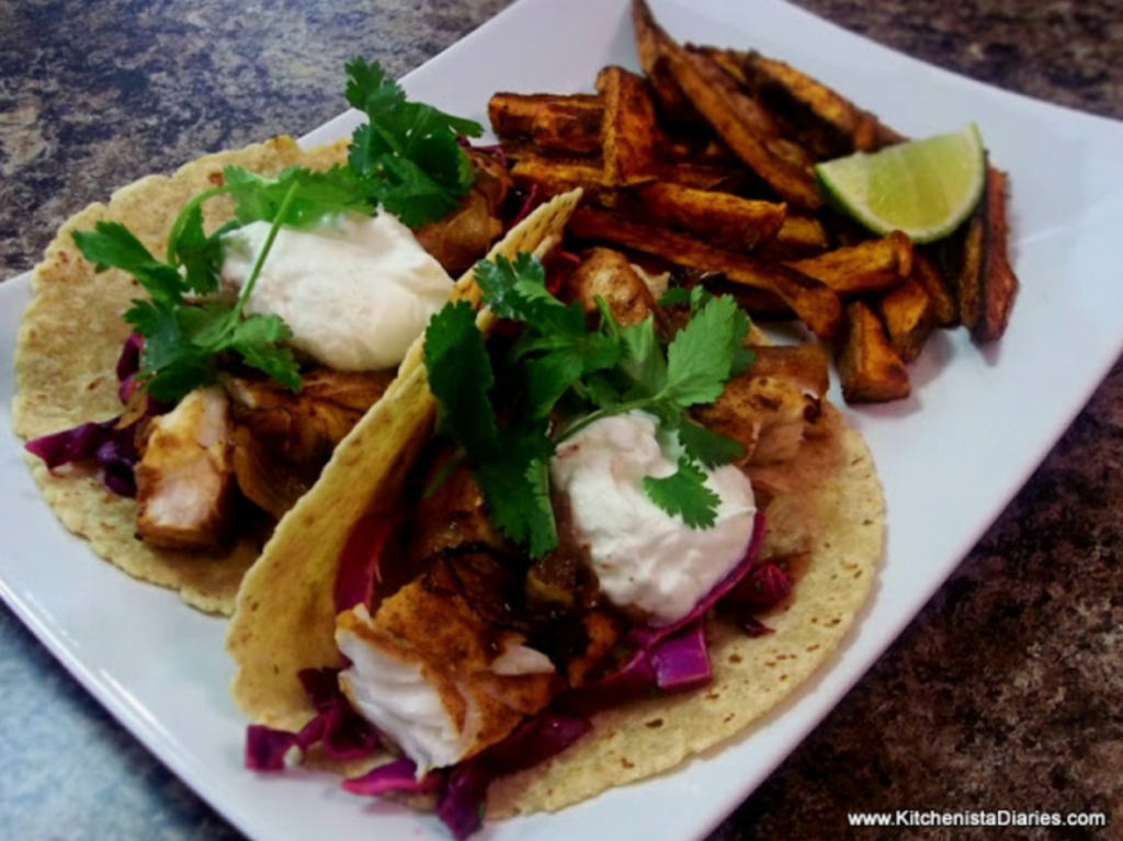 Angela's Fish Tacos from The Kitchenista Diaries