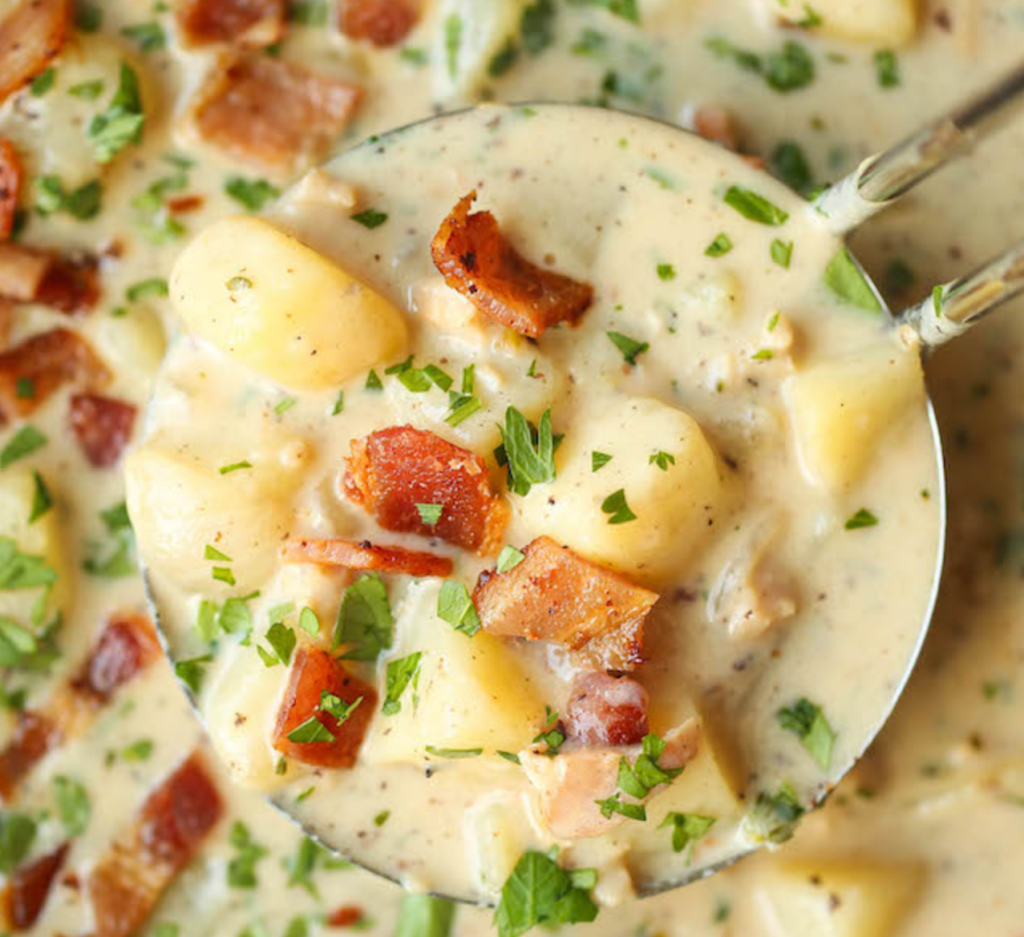 Easy Clam Chowder from Damn Delicious
