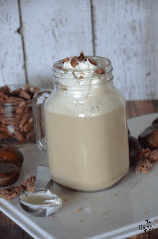 Make your own Starbucks copy of their Chestnut Praline Latte with this recipe from Mom Makes Dinner