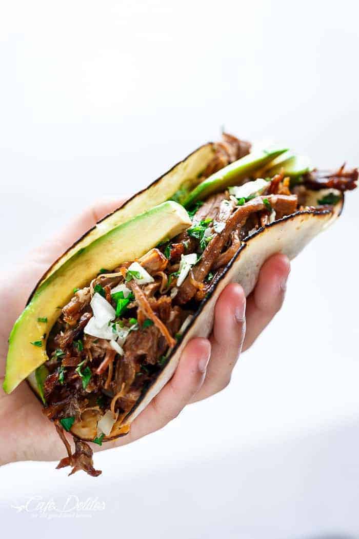 Weekly meal plan: Barbacoa Beef Tacos at Cafe Delites