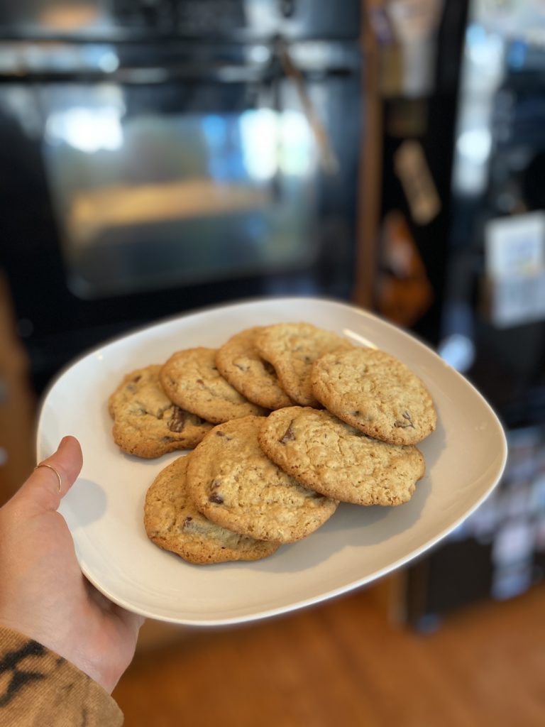 Here are the gluten-free chocolate chip oatmeal cookies that fooled my kids