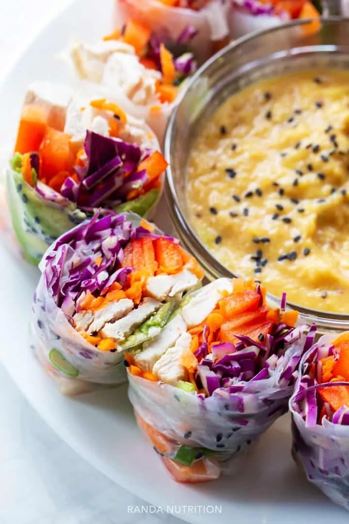 DIY dinner ideas: Make your own spring rolls at Randa Nutrition