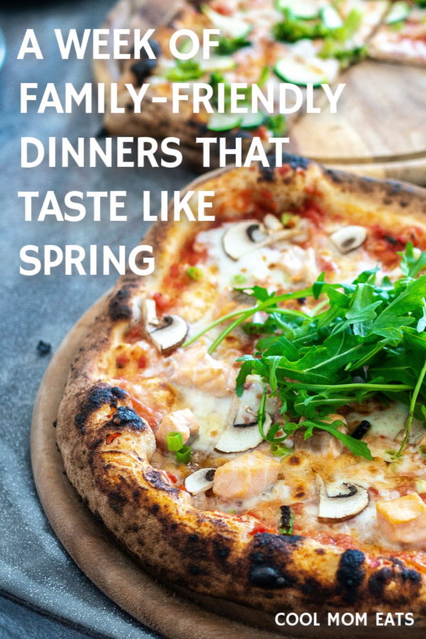 A week's worth of family-friendly spring recipes | Weekly Meal Plan ...