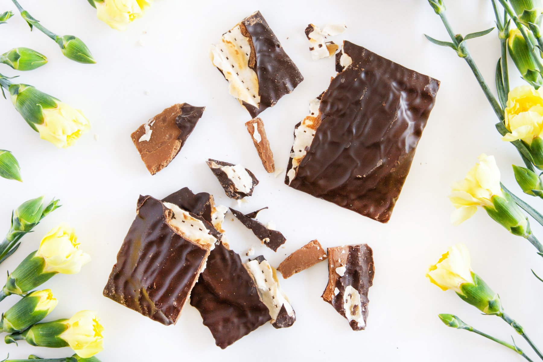Gourmet chocolate matzo for Passover: Jacques Torres makes a hazelnut praline chocolate matzoh and wow