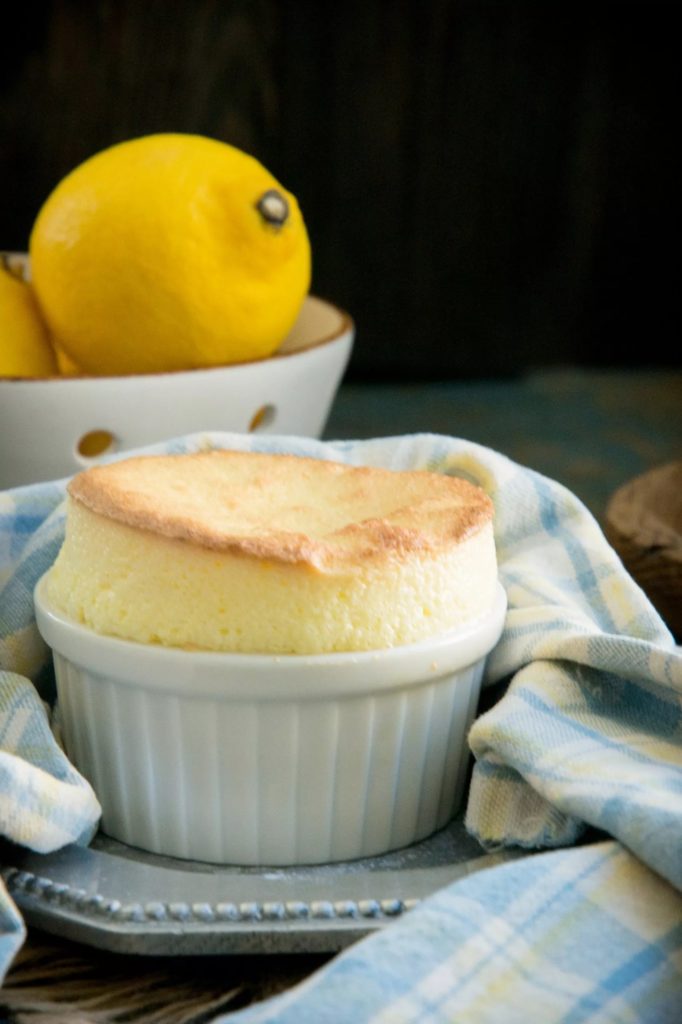 Lighter summer dessert recipes: Lemon Soufflé at Simply So Healthy is low-carb and keto-friendly