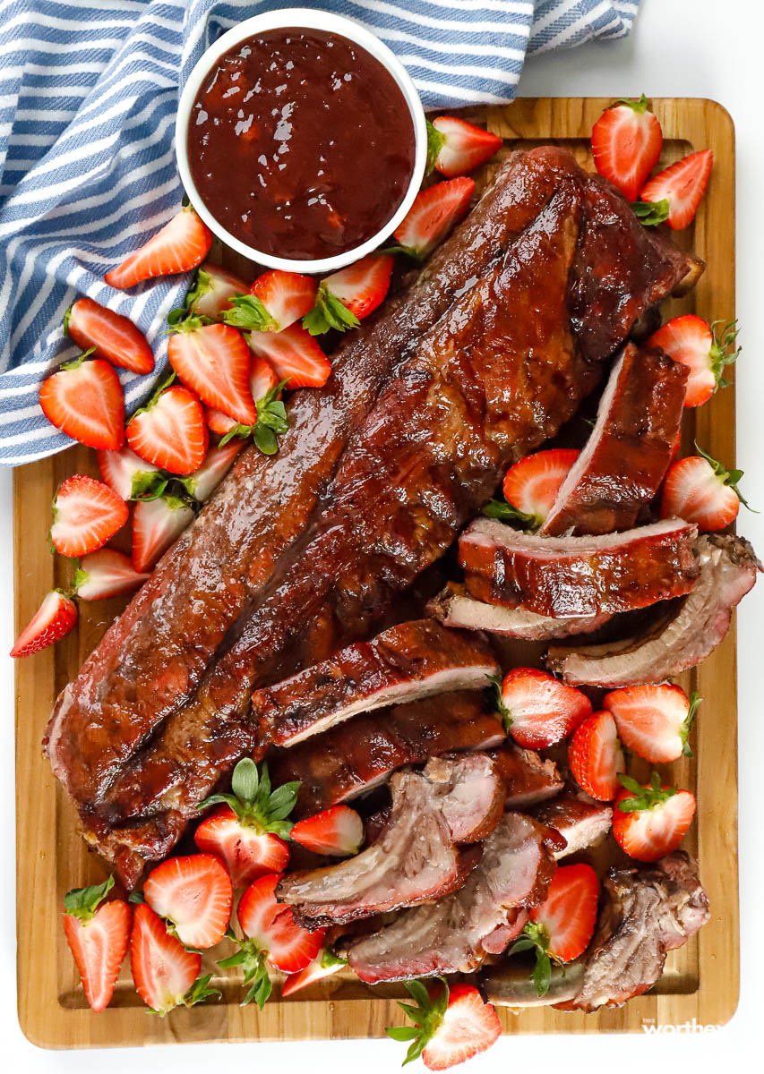 Juneteenth Cookout: Strawberry Baby Back Ribs | A Worthey Life