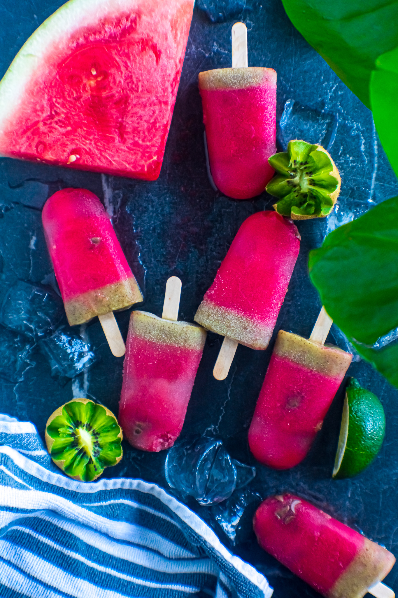 Juneteenth Cookout: Watermelon Kiwi Ice Pops from A Girl Called Adri
