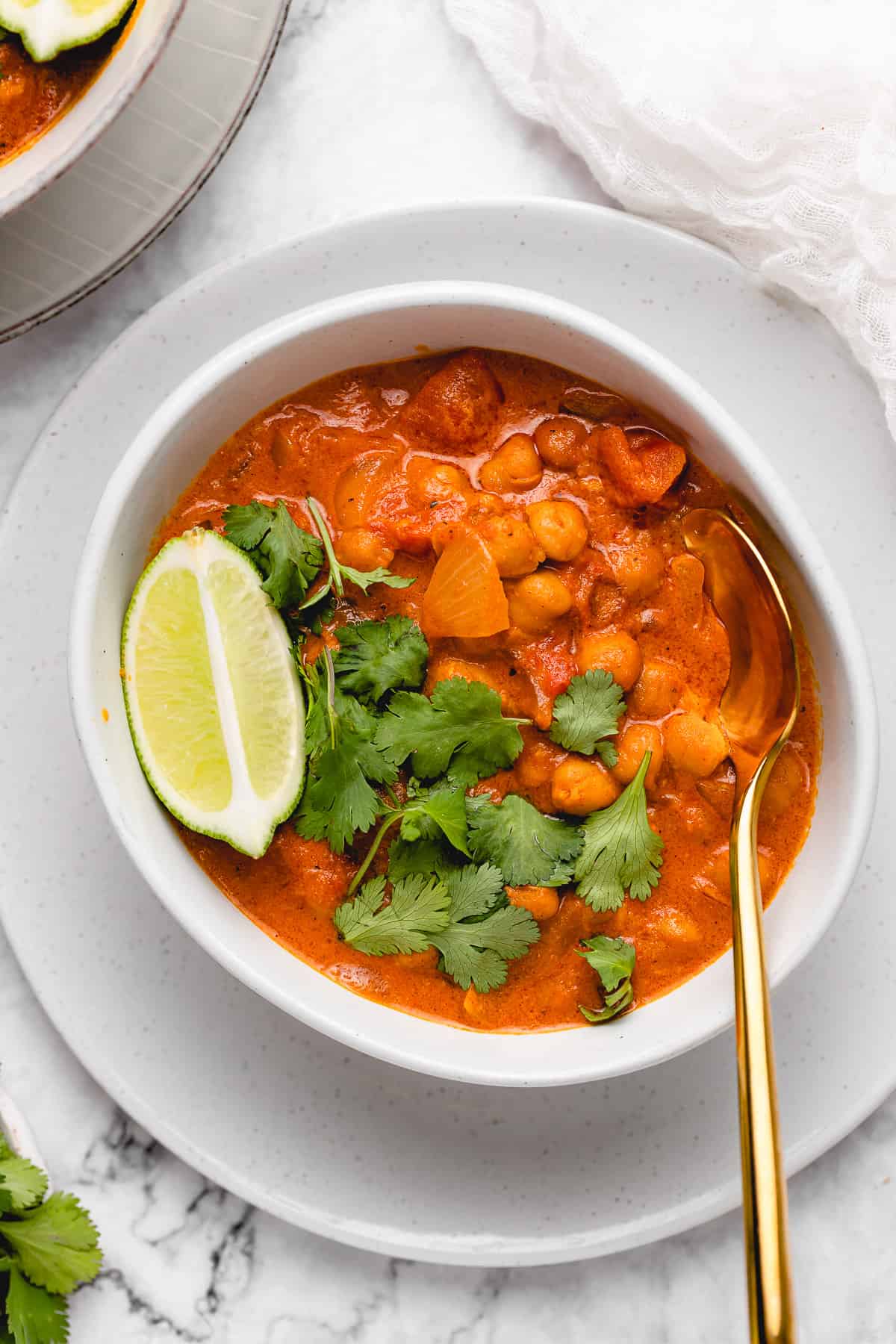 6 flex sauces that can do double-duty for meat lovers and vegetarians: Coconut Chickpea Curry | Jessica in the Kitchen