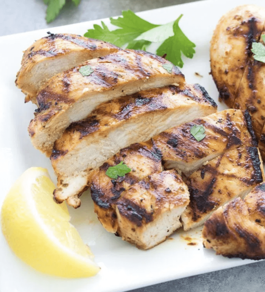 Meals that make great lunches: Weekly Meal Plan Ideas #34 - Easy Grilled Chicken Recipe from KristinesKitchen
