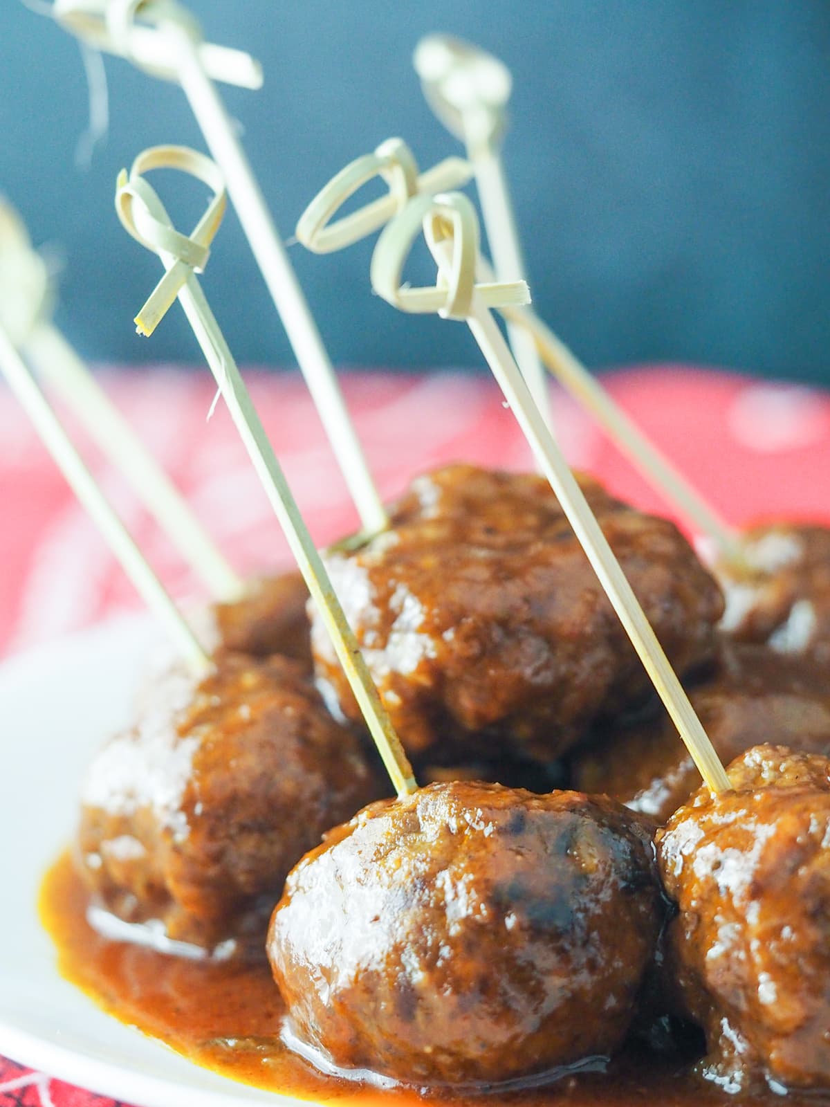 Tailgate "grape jelly" meatballs at Monday is Meatloaf