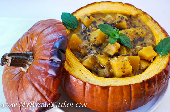This Persian Pumpkin Soup recipe from My Persian Kitchen is filling and delicious