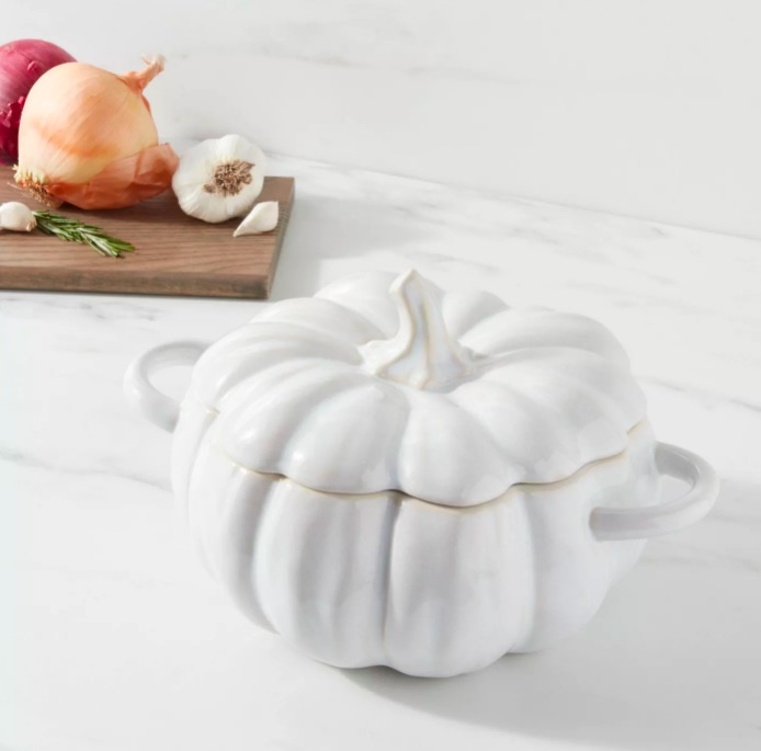 Serve your pumpkin recipes in this adorable and affordable Pumpkin Serving Bowl from Target