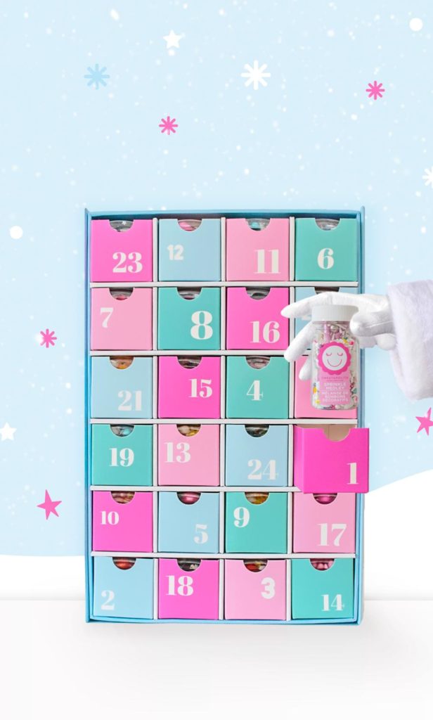 Make the baking look even more fabulous all December with Sweetapolita's Sprinkle Advent Calendar