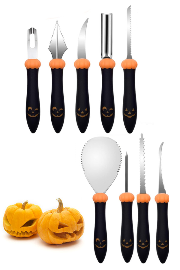 Pumpkin carving tool set: Affordable and saves your kitchen knives!